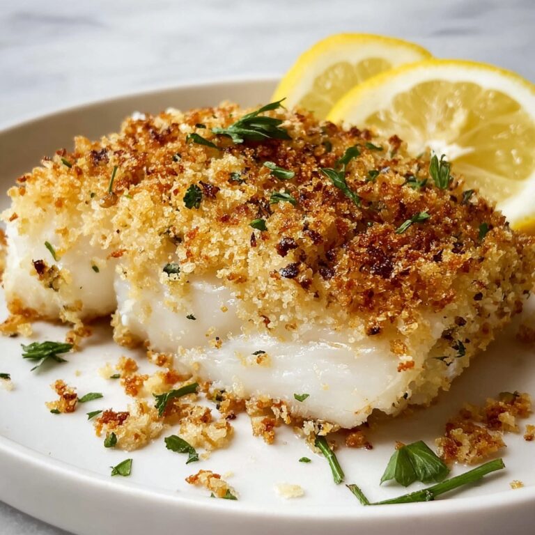 Panko Parmesan Baked Cod Recipe