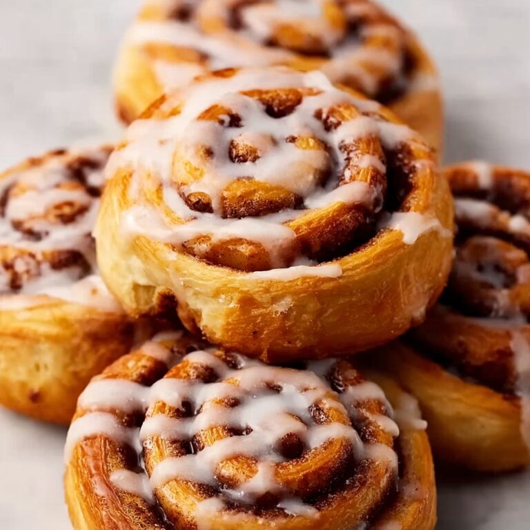 Puff Pastry Cinnamon Rolls with Maple Glaze Recipe