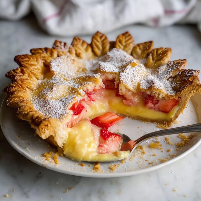 Rhubarb Custard Pie Recipe