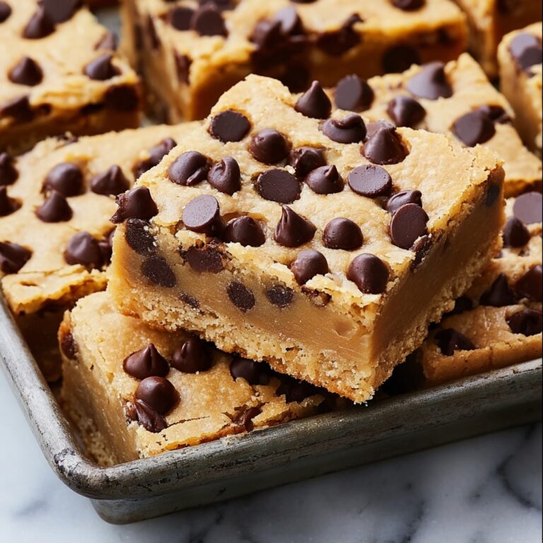 Peanut Butter Chocolate Chip Cookie Bars Recipe