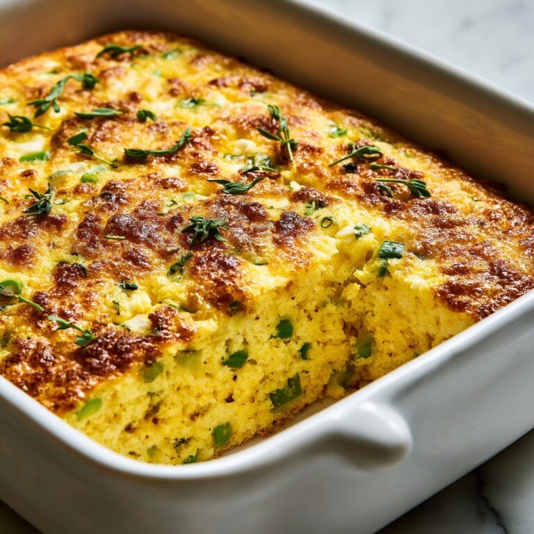 Easy Zucchini Cornbread Casserole Recipe