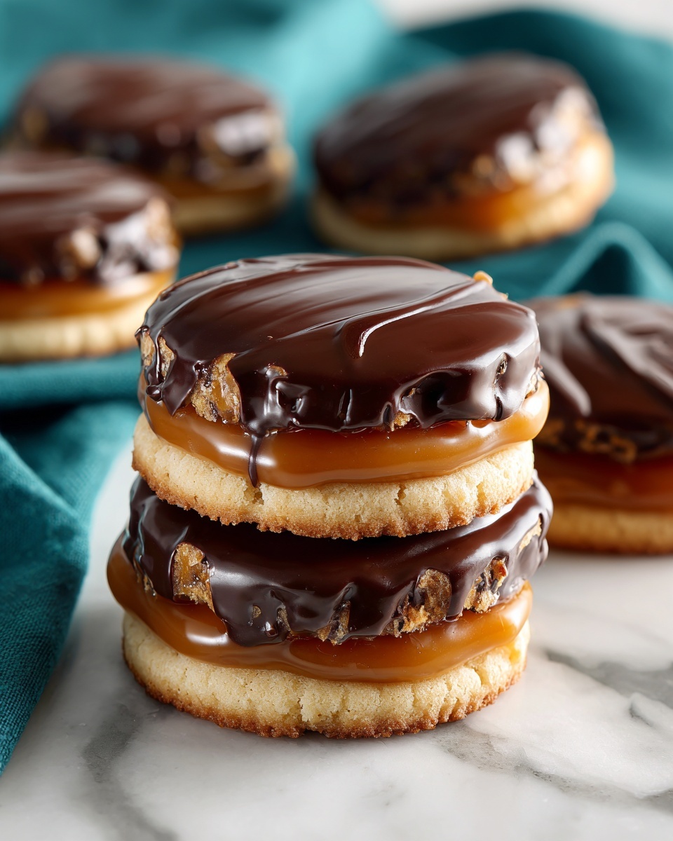 Homemade Twix Cookies Recipe - Recipe Image