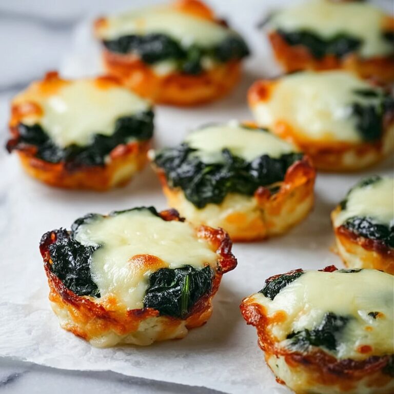 Spinach Dip Cheese Crisps Recipe