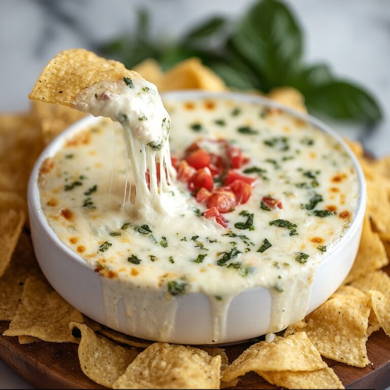 Creamy Mexican White Cheese Dip Recipe