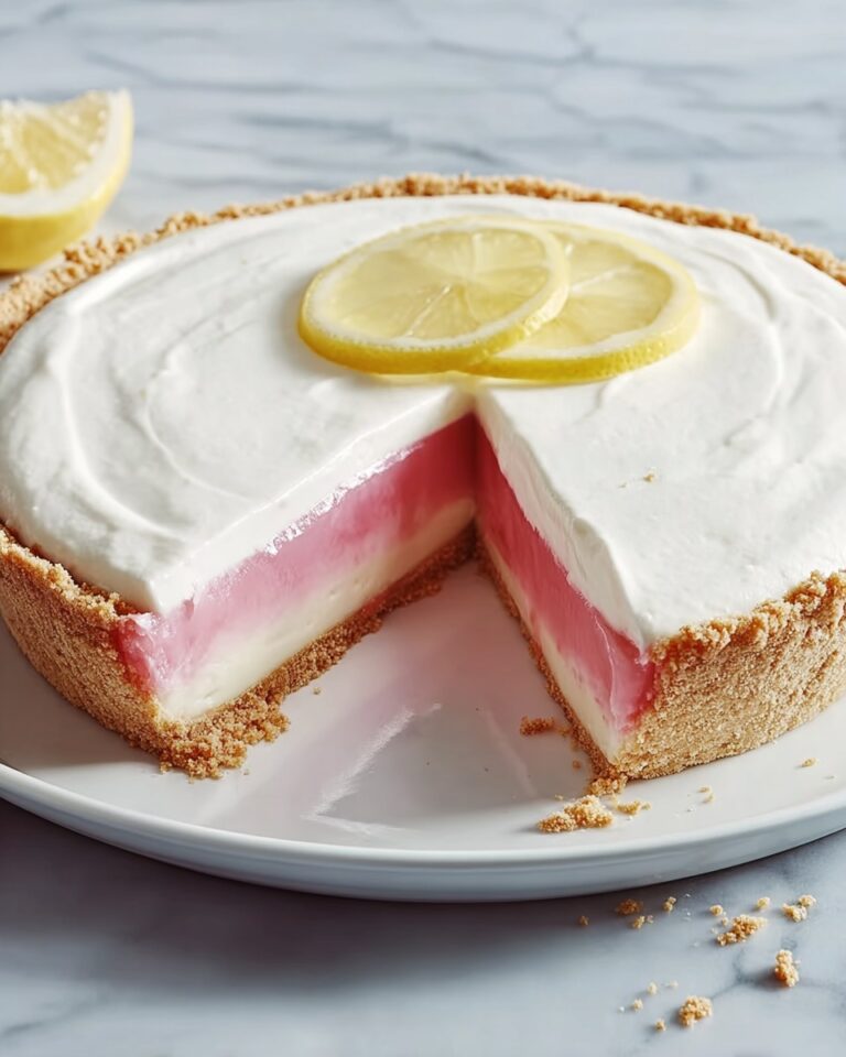 No Bake Strawberry Lemonade Pie Recipe
