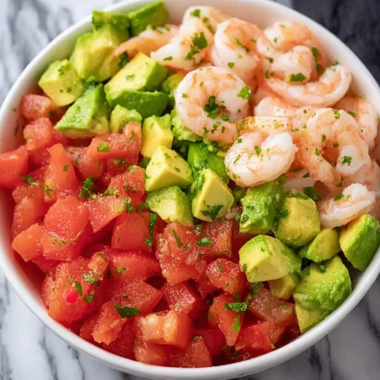 Avocado Salsa Shrimp Salad Recipe