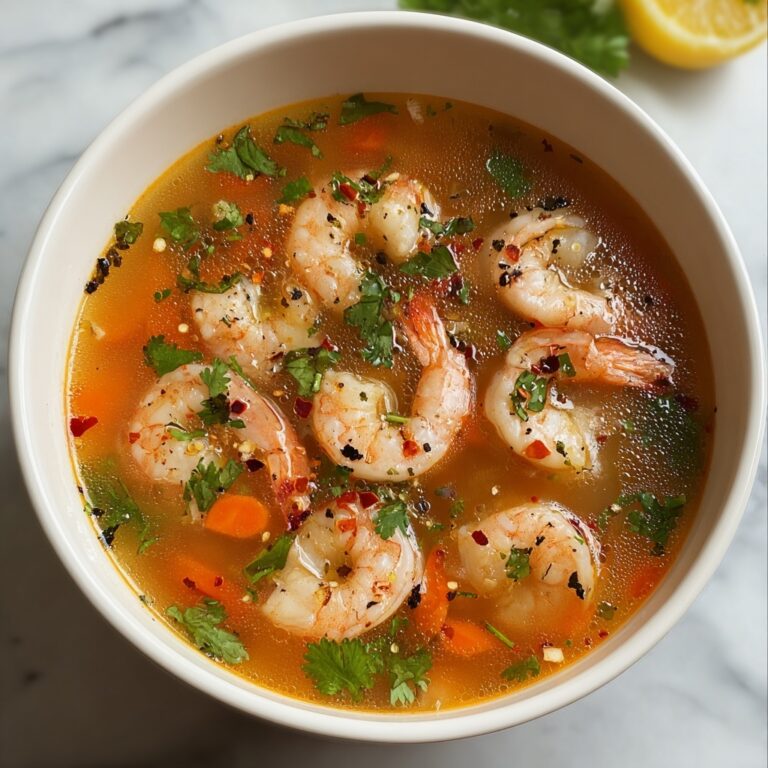 Quick and Spicy Shrimp Soup Recipe