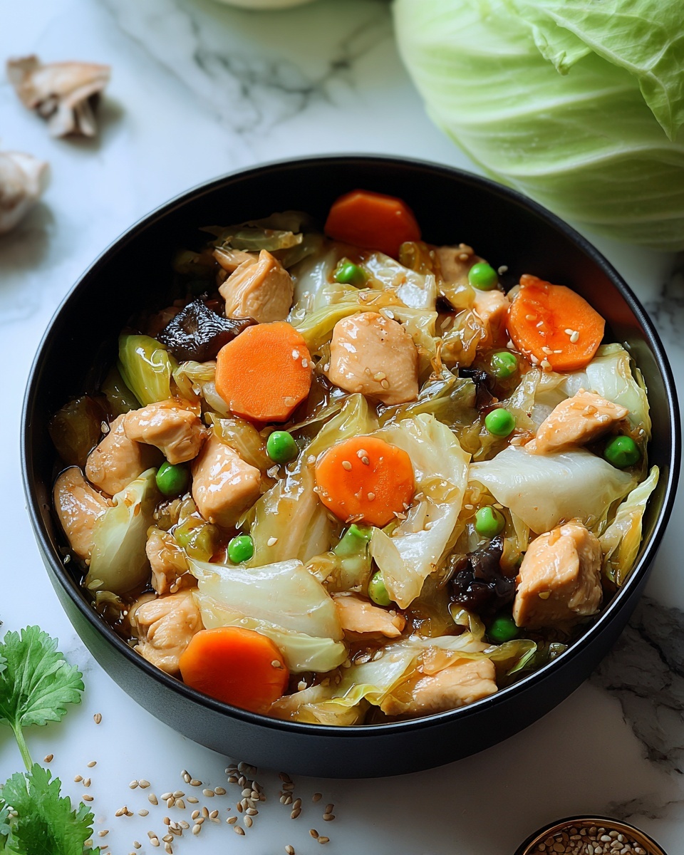 Chicken Cabbage Stir-Fry Recipe - Recipe Image