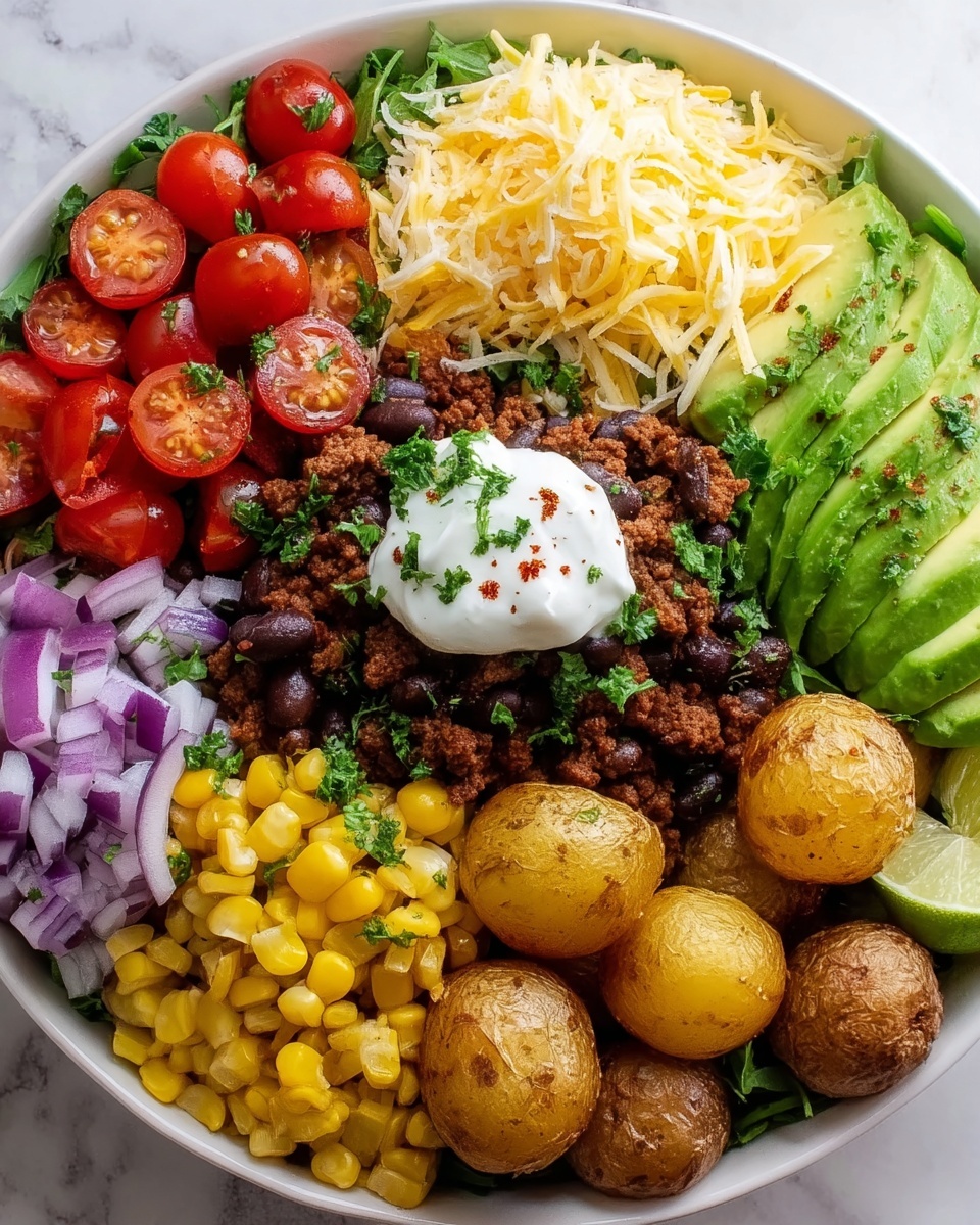 Loaded Potato Taco Bowl Recipe - Recipe Image