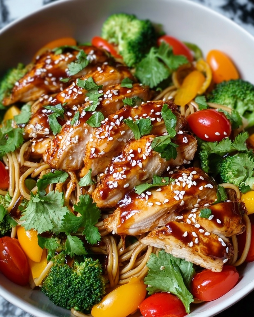 Chicken Stir Fry Noodles Recipe - Recipe Image