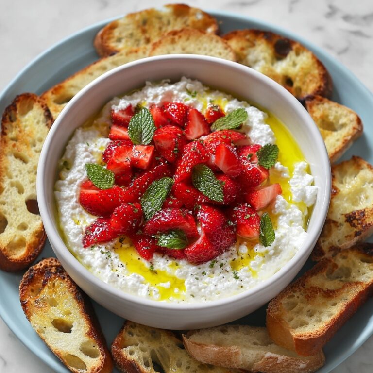 Whipped Feta Dip with Roasted Strawberries Recipe