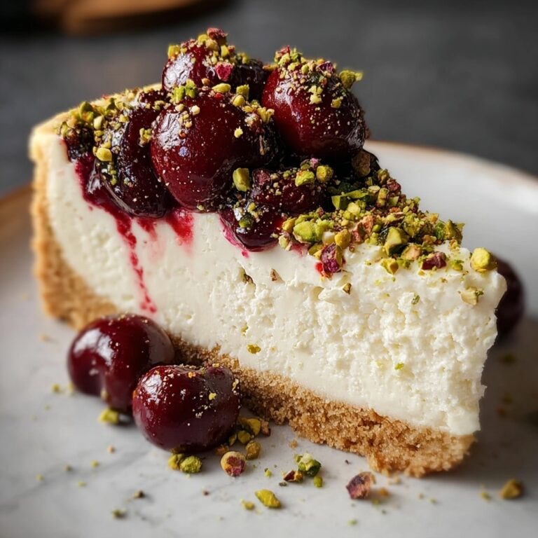 Luscious Lemon Lime Cherry Pistachio Cheesecake Recipe