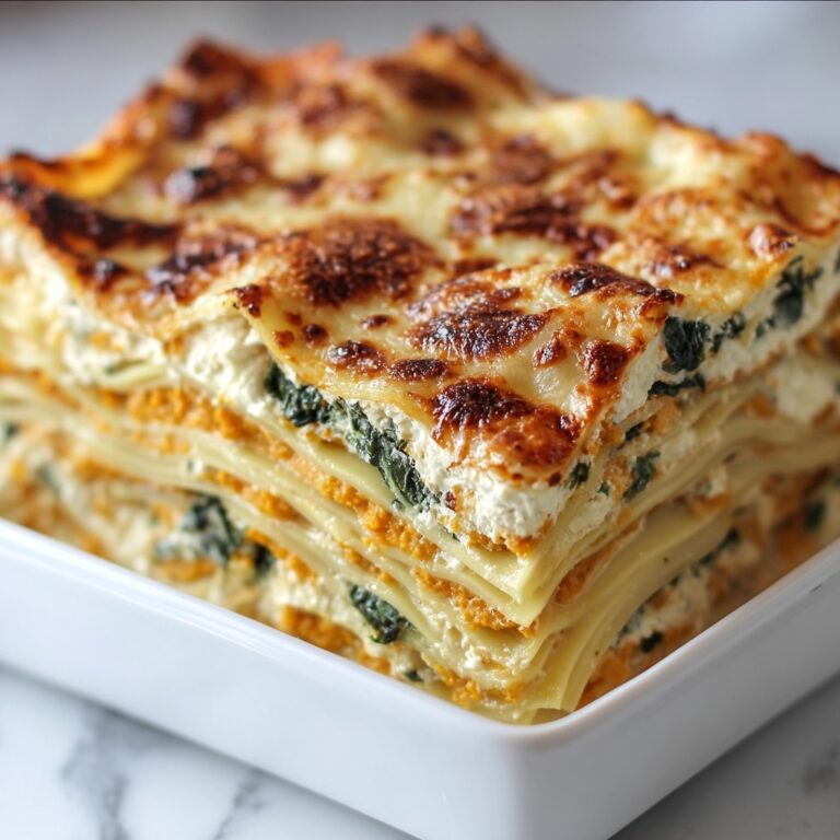 Butternut Squash and Spinach Lasagna Recipe