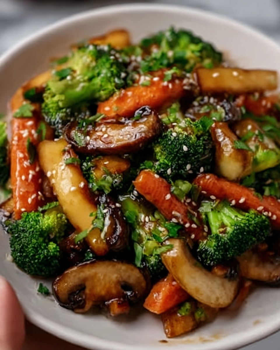 Garlic Butter Stir-Fried Vegetables Recipe - Recipe Image