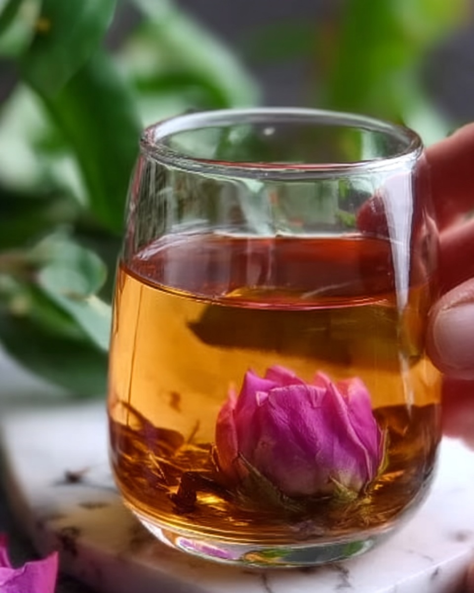 Rose Simple Syrup Recipe - Recipe Image