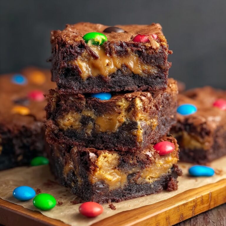 M&M Brownies Chocolate Fudge Recipe