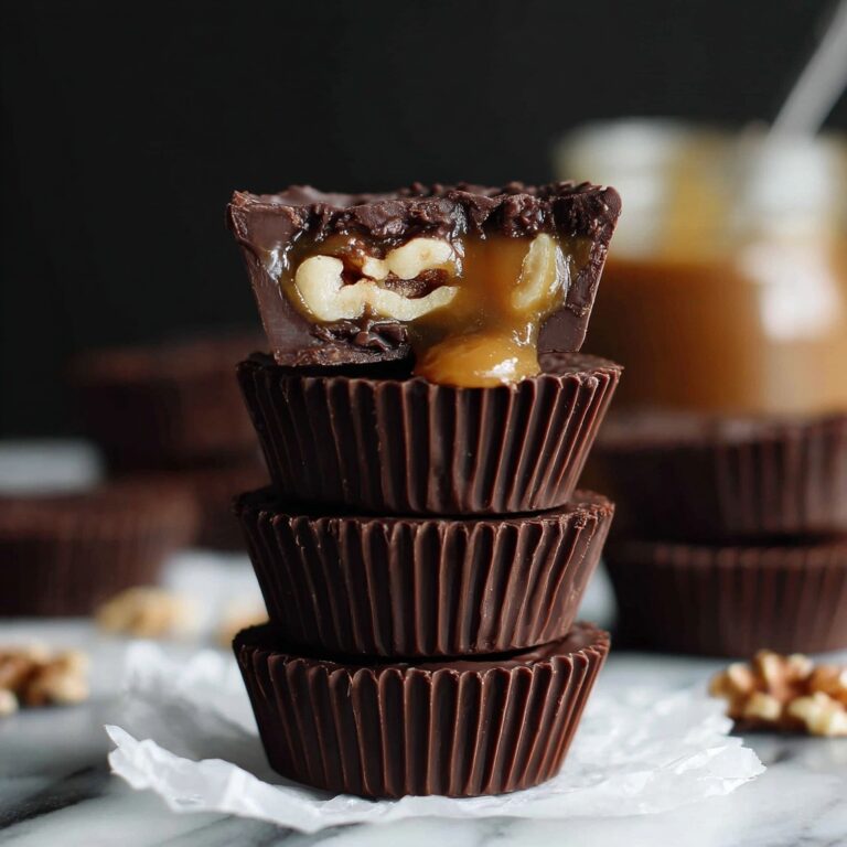 Vegan Salted Caramel Chocolate Cups Recipe