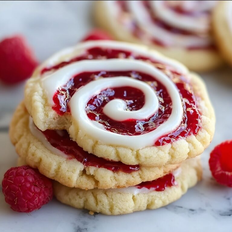 Raspberry Swirl Shortbread Cookies Recipe