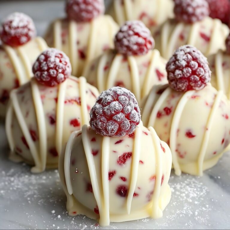 White Chocolate Raspberry Cheesecake Balls Recipe