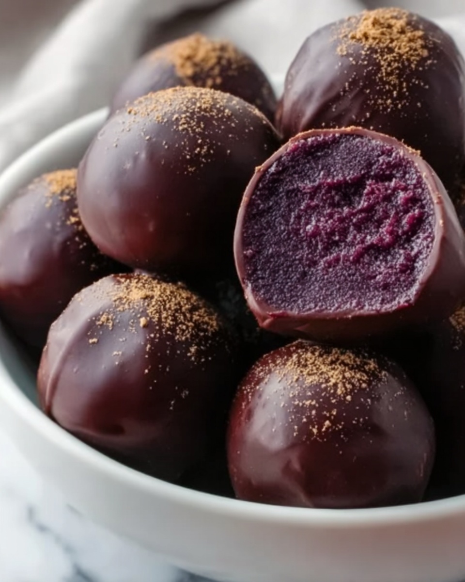 Fudgy Chocolate Beet Truffles Recipe - Recipe Image