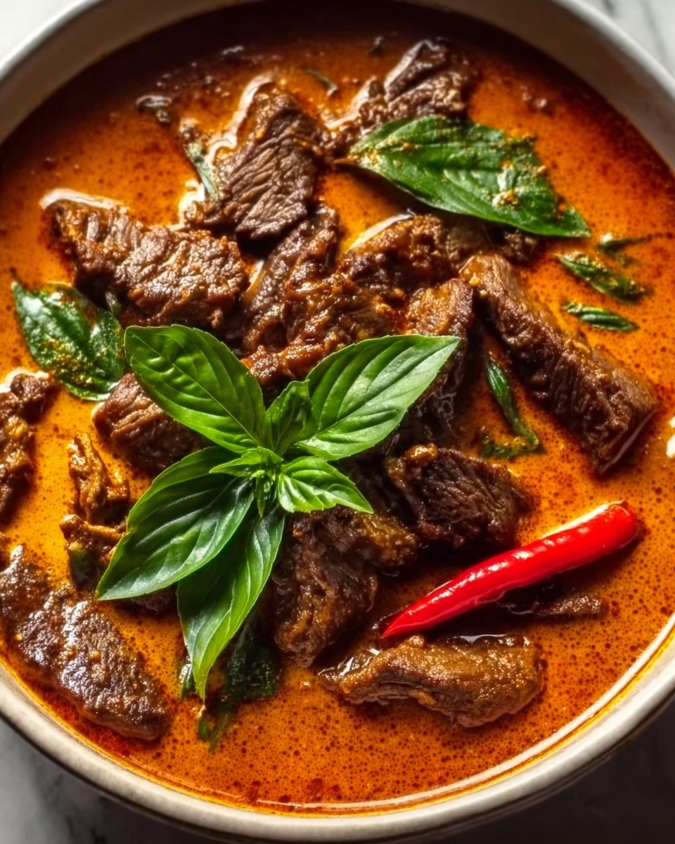 Coconut Red Curry Drip Beef Recipe - Recipe Image
