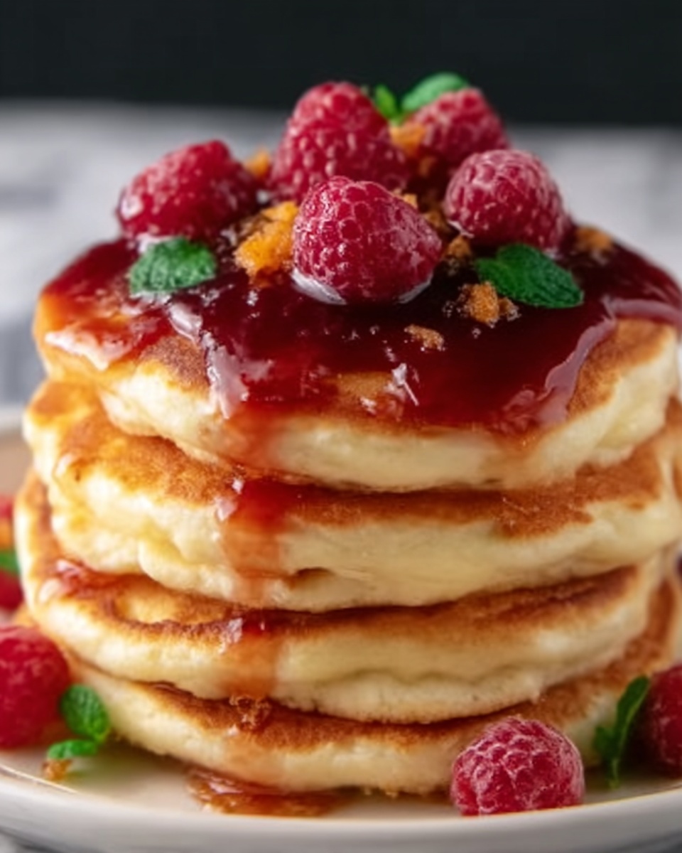 Raspberry Carrot Cake Pancakes Recipe - Recipe Image