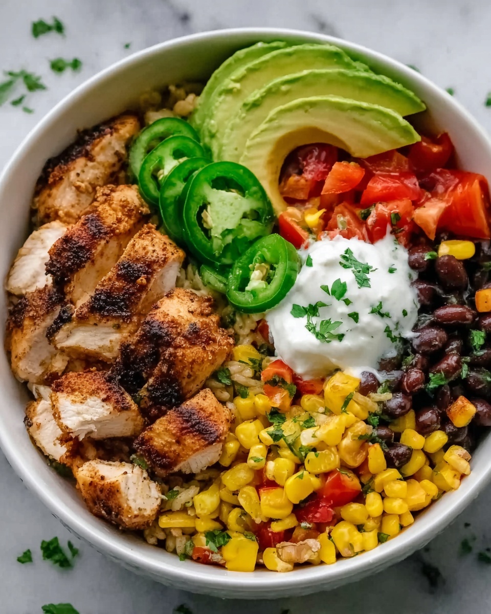 Chicken Fajita Bowls Recipe - Recipe Image