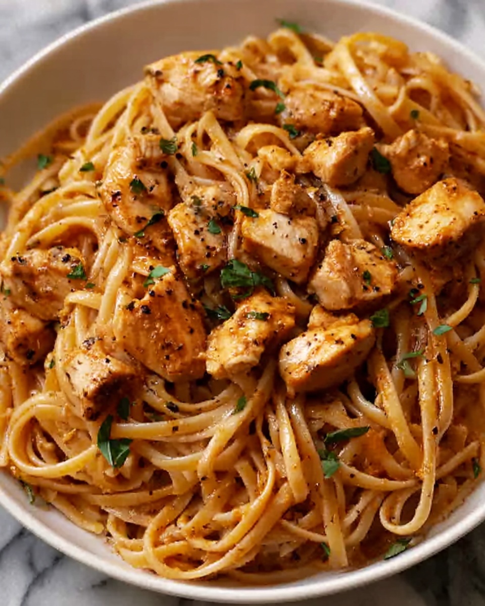 Cowboy Butter Chicken Linguine Recipe - Recipe Image