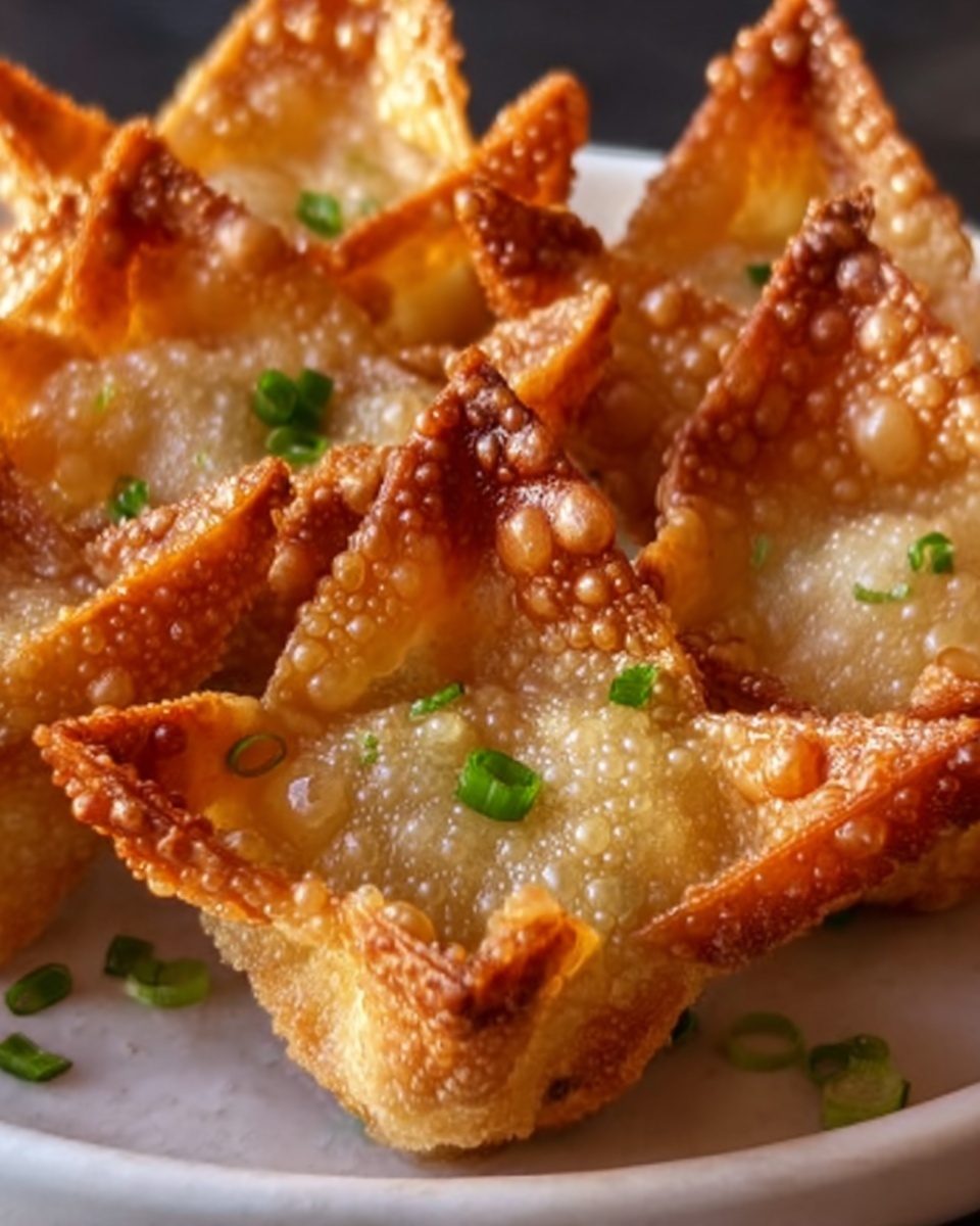 Baked Crab Rangoon Wontons Recipe - Recipe Image