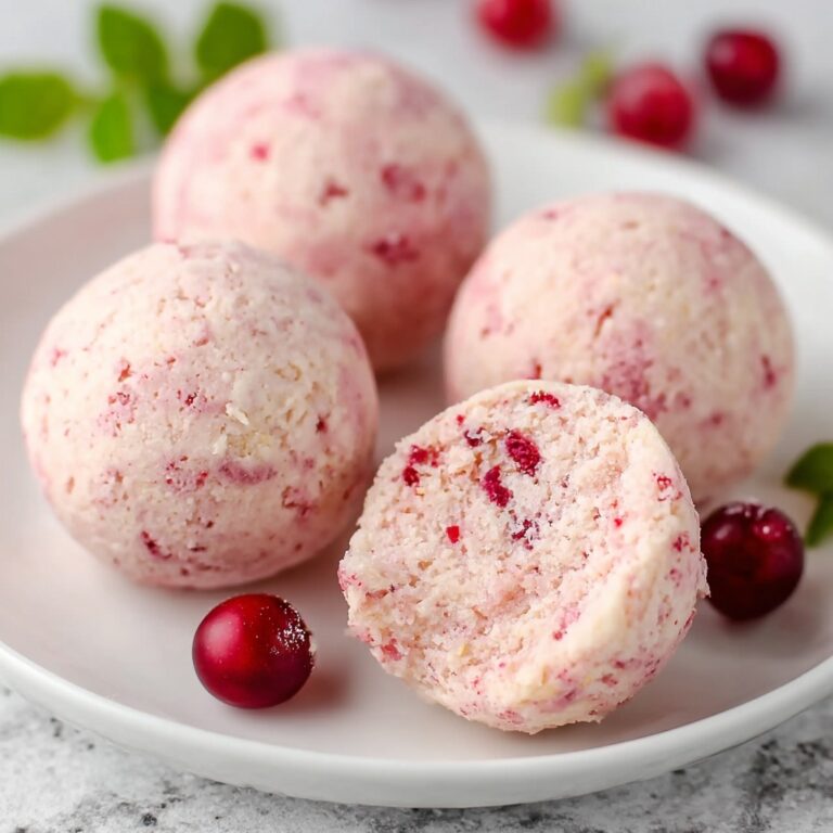 Raspberry Cheesecake Protein Balls Recipe