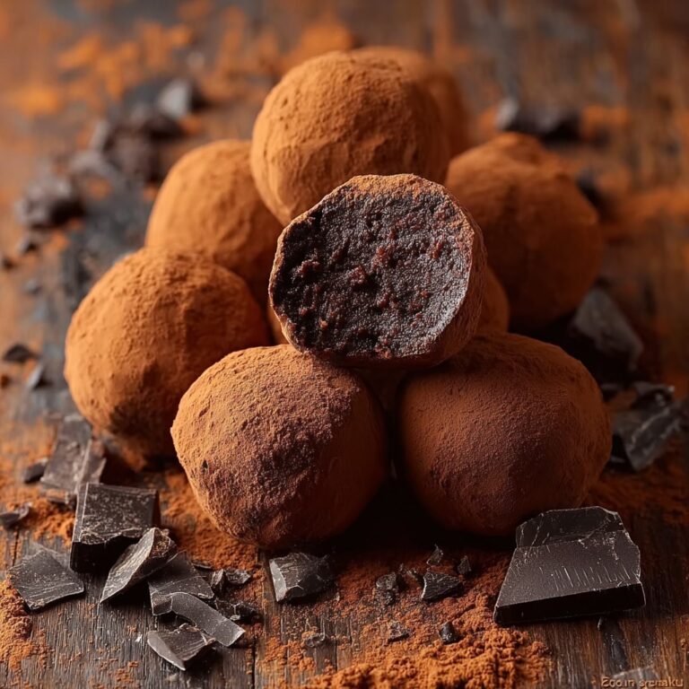 Creamy Homemade Chocolate Truffles Recipe
