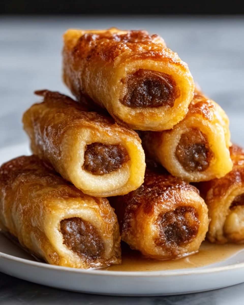 Sausage French Toast Roll-Ups Recipe - Recipe Image