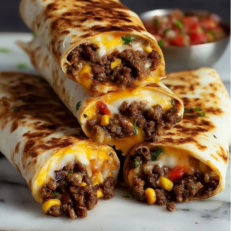 Nacho Cheese Beef Wrap Recipe