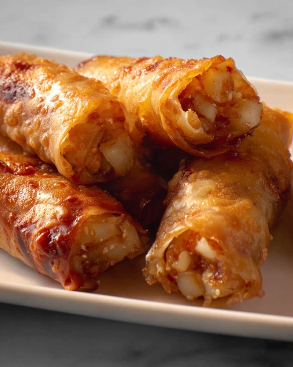 Baked Apple Pie Rice Paper Rolls: An Amazing Ultimate Recipe - Recipe Image