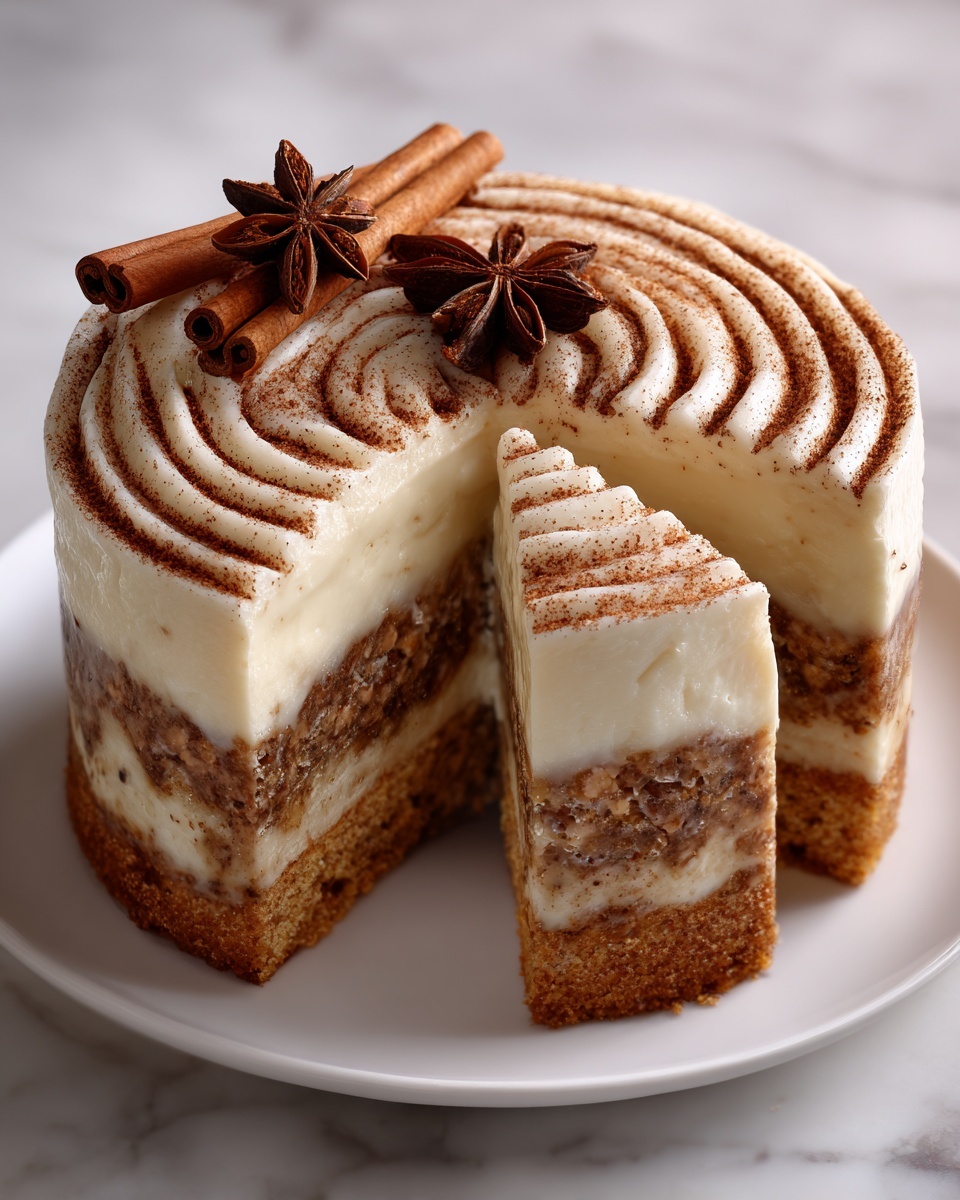 Cinnamon Roll Cheesecake Recipe - Recipe Image