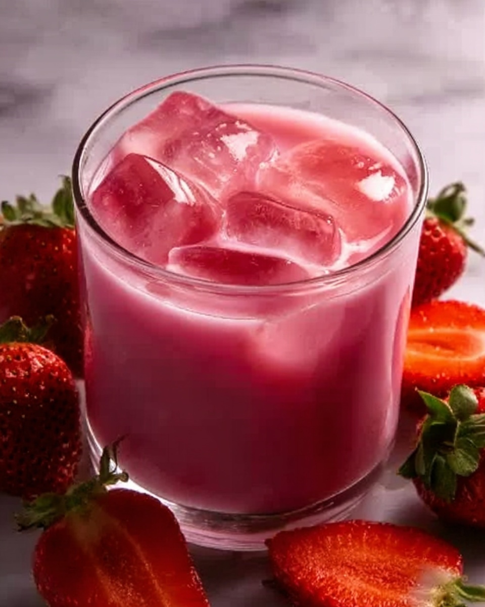 Strawberry Breeze – A Creamy and Refreshing Frozen Drink Recipe - Recipe Image