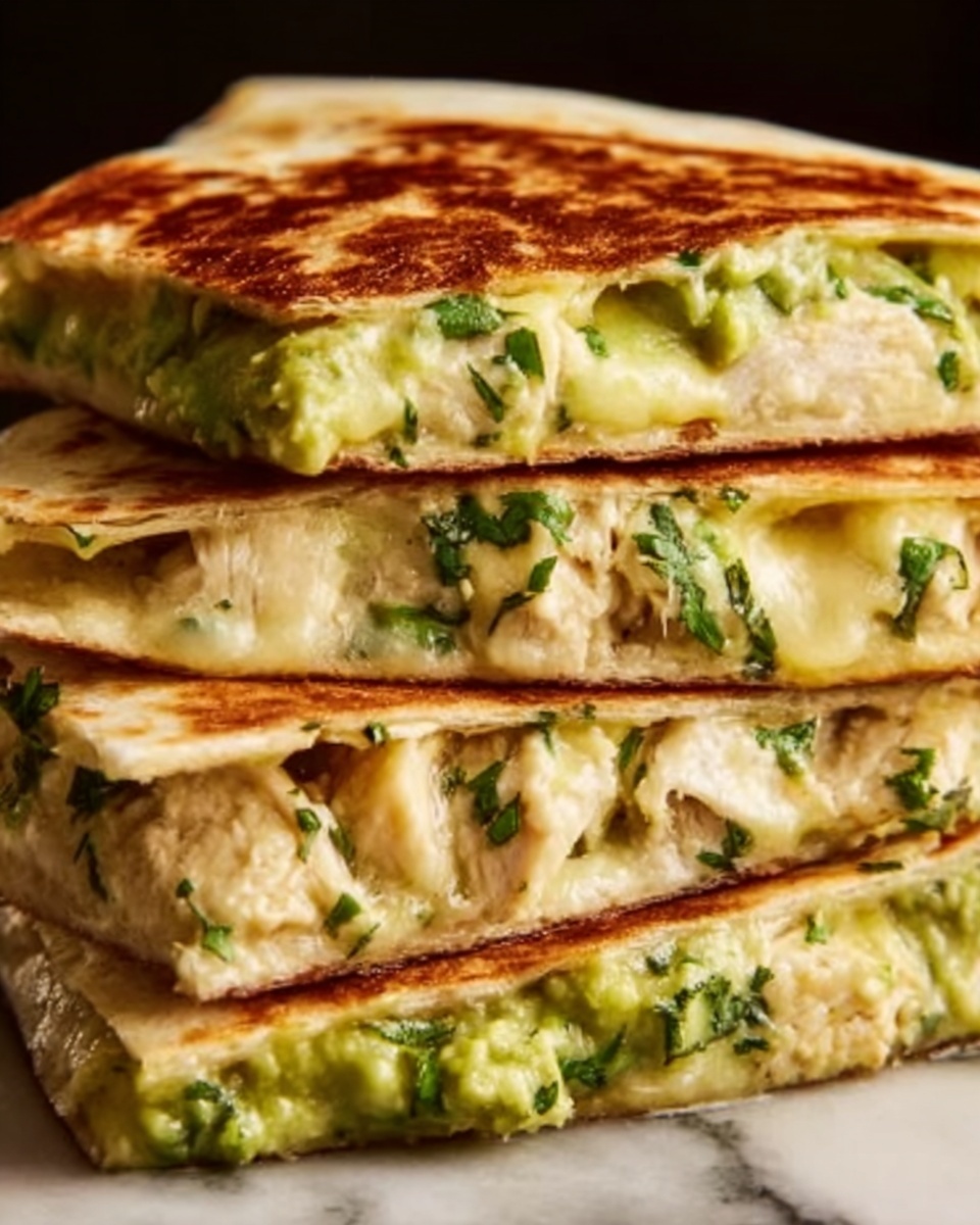 Mini Chicken Avocado Quesadillas Recipe - Recipe Image