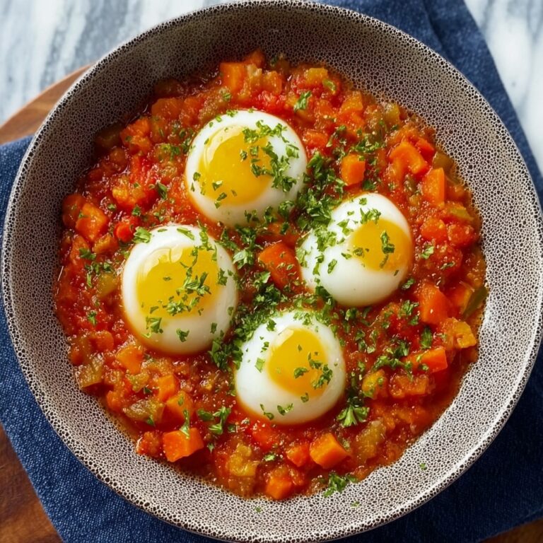 Tunisian Eggs in Tomato-Pepper Stew Recipe