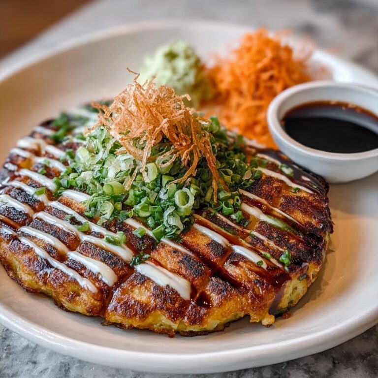 Japanese Savory Cabbage Pancake Recipe