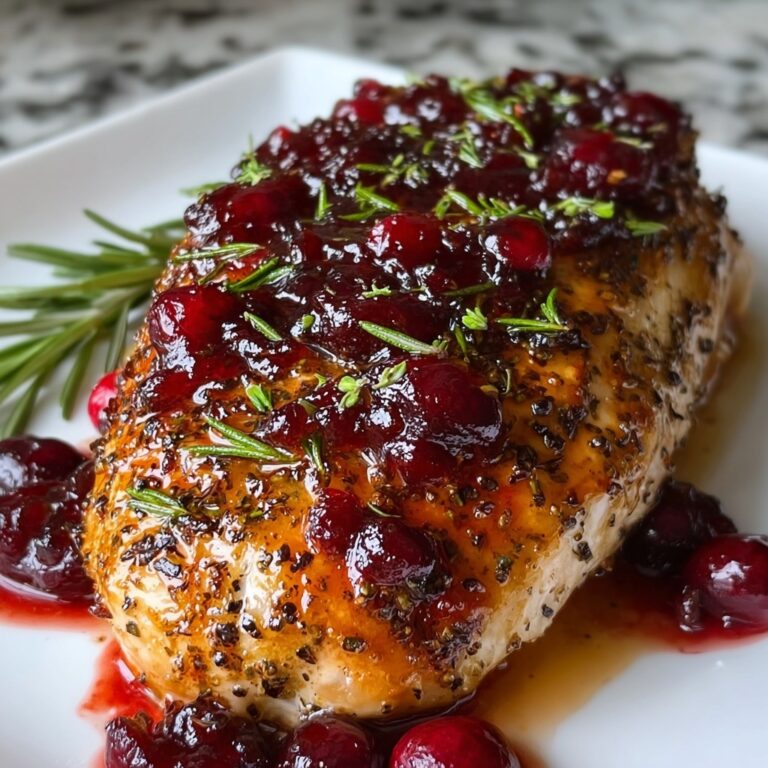 Cranberry Orange Glazed Turkey Breast Recipe