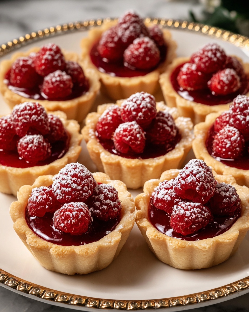 Mini Raspberry Almond Tarts Recipe - Recipe Image