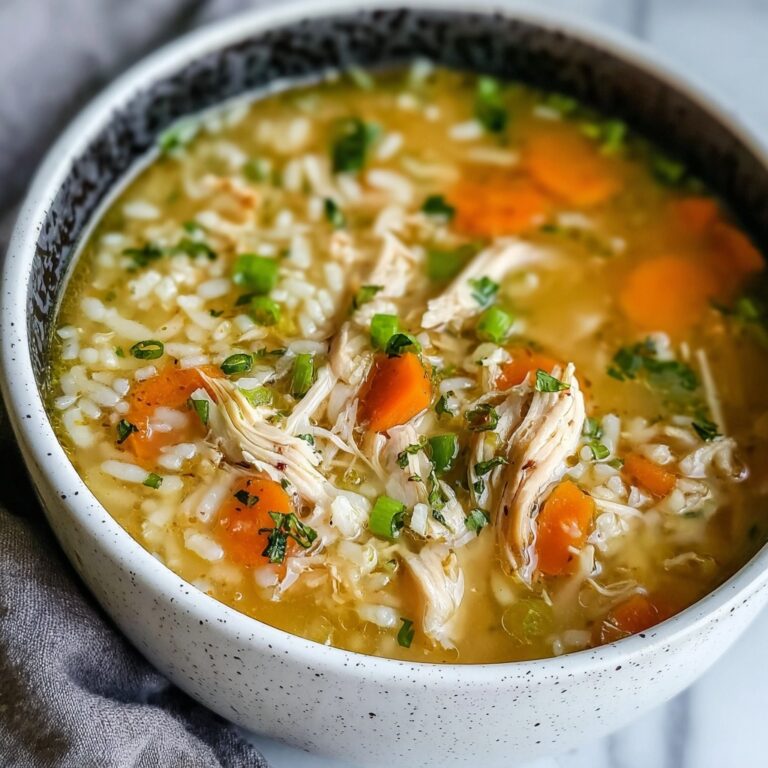 Homemade Chicken and Rice Soup Recipe