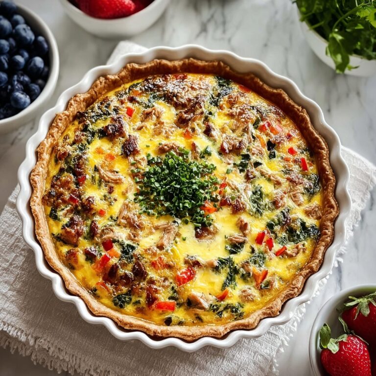 Easy Tuna Breakfast Quiche Recipe