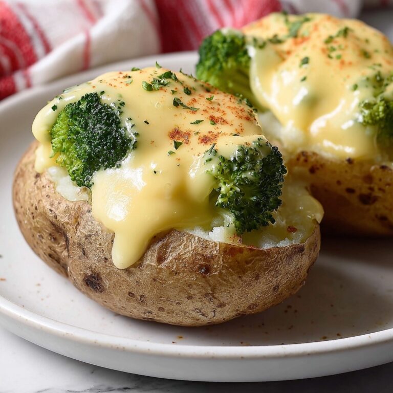 Broccoli Cheese Baked Potatoes Recipe