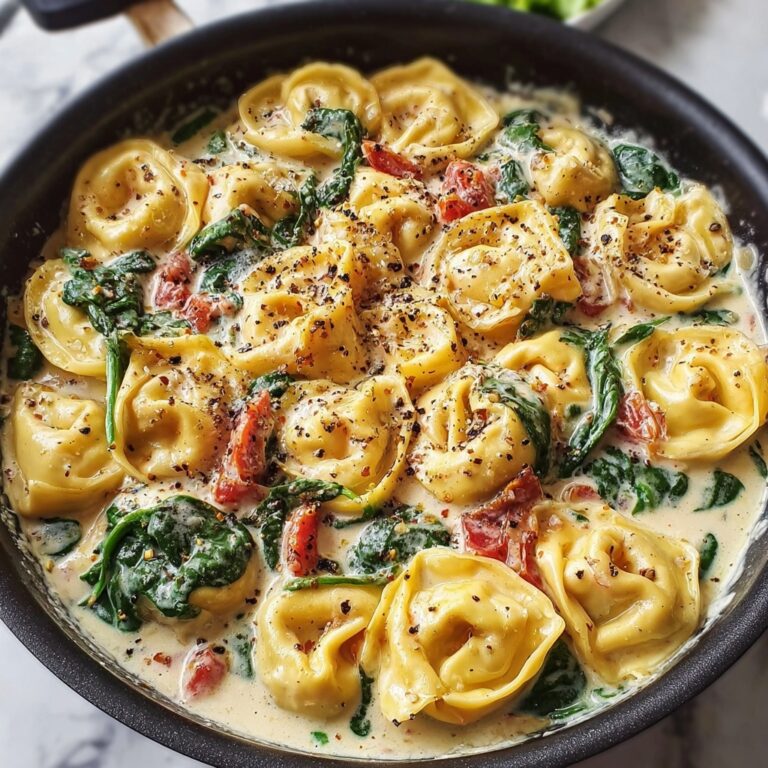 Creamy Tortellini with Spinach Recipe