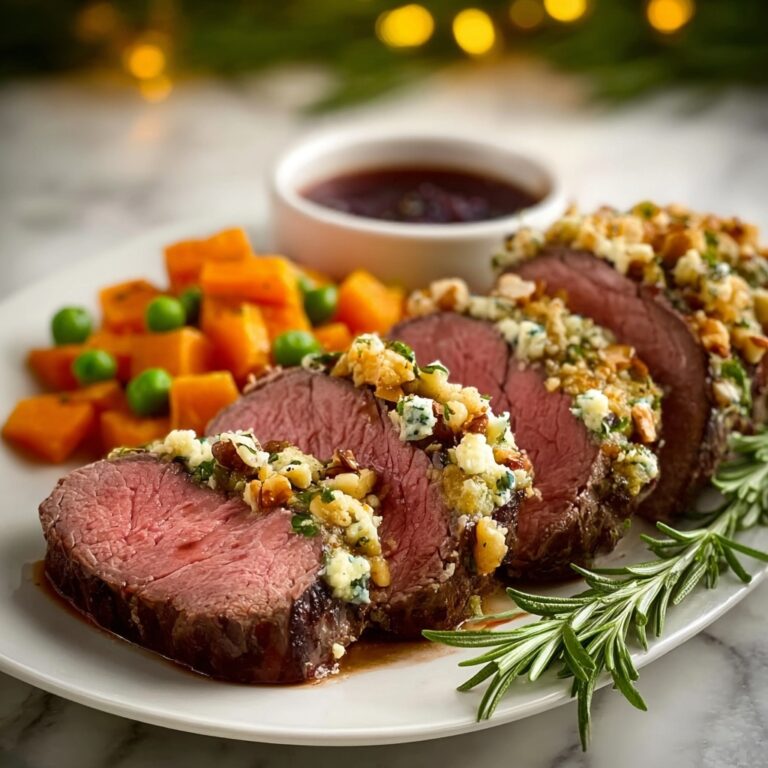 Quick Christmas Stuffed Beef Tenderloin Recipe