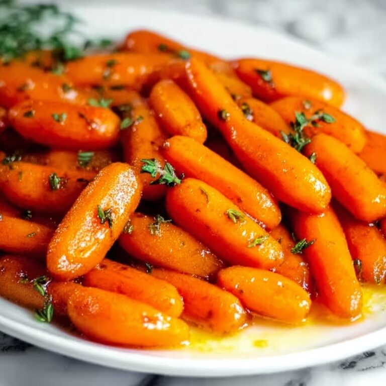 Honey Garlic Butter Roasted Carrots Recipe