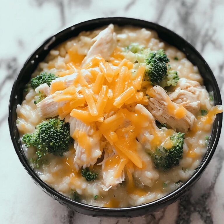 Crockpot Cheesy Chicken Broccoli Rice Recipe