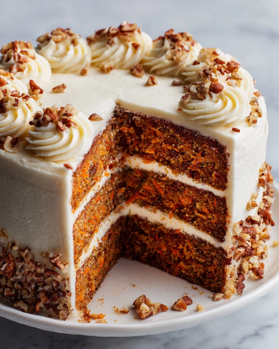 Homemade Moist Carrot Cake Recipe - Recipe Image