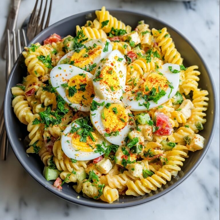 Deviled Egg Pasta Salad Recipe